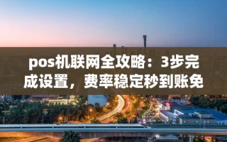 海口市pos机联网全攻略：3步完成设置，费率稳定秒到账免费领取
