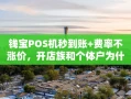 重庆钱宝POS机秒到账+费率不涨价，开店族和个体户为什么都在换它