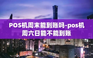 重庆POS机周末能到账吗-pos机周六日能不能到账