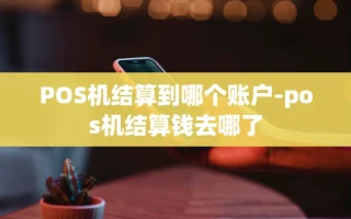 重庆POS机结算到哪个账户-pos机结算钱去哪了
