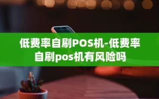 重庆低费率自刷POS机-低费率自刷pos机有风险吗