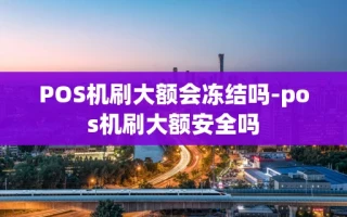 海口市POS机刷大额会冻结吗-pos机刷大额安全吗