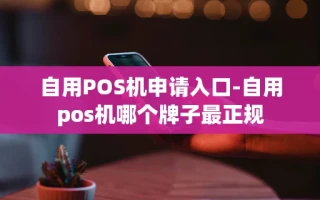 重庆自用POS机申请入口-自用pos机哪个牌子最正规