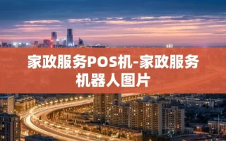 重庆家政服务POS机-家政服务机器人图片