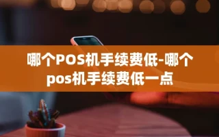 重庆哪个POS机手续费低-哪个pos机手续费低一点
