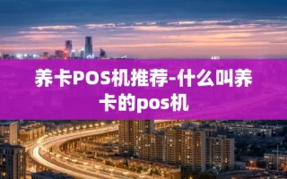 重庆养卡POS机推荐-什么叫养卡的pos机