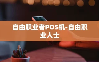 海口市自由职业者POS机-自由职业人士