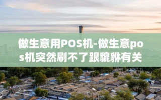重庆做生意用POS机-做生意pos机突然刷不了跟貔貅有关系吗