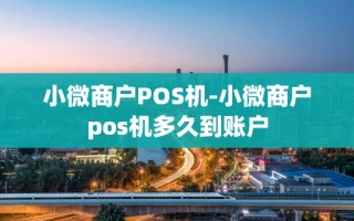 重庆小微商户POS机-小微商户pos机多久到账户