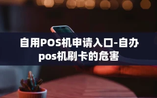 重庆自用POS机申请入口-自办pos机刷卡的危害