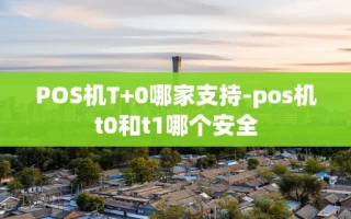 重庆POS机T+0哪家支持-pos机t0和t1哪个安全