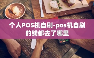 重庆个人POS机自刷-pos机自刷的钱都去了哪里