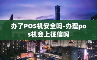 重庆办了POS机安全吗-办理pos机会上征信吗
