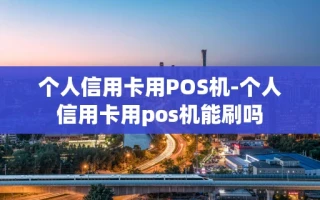 重庆个人信用卡用POS机-个人信用卡用pos机能刷吗