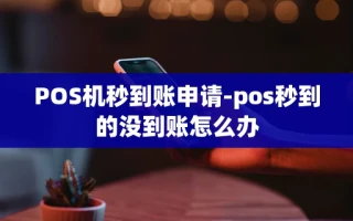 重庆POS机秒到账申请-pos秒到的没到账怎么办