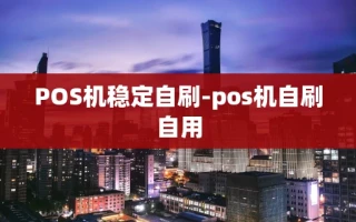 重庆POS机稳定自刷-pos机自刷自用