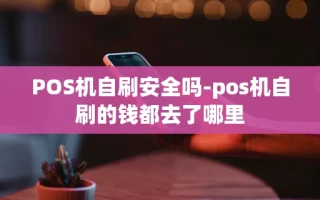 重庆POS机自刷安全吗-pos机自刷的钱都去了哪里