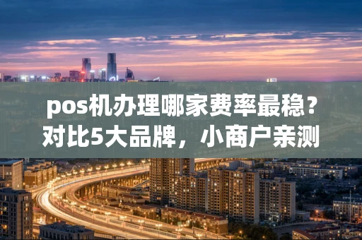 重庆pos机办理哪家费率最稳?对比5大品牌,小商户亲测推荐这两款-第1张图片-点点富足 重庆pos机办理哪家费率最稳?对比5大品牌,小商户亲测推荐这两款-第1张图片-点点富足