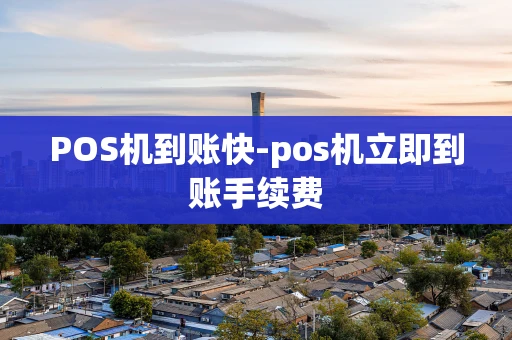 重庆POS机到账快-pos机立即到账手续费-第1张图片-点点富足