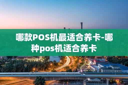 讷河市哪款POS机最适合养卡-哪种pos机适合养卡-第1张图片-点点富足
