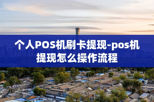 重庆个人POS机刷卡提现-pos机提现怎么操作流程-第1张图片-点点富足