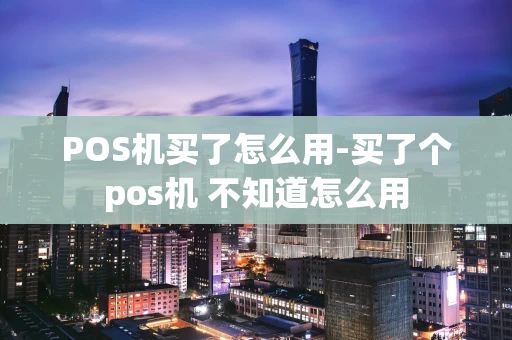 重庆POS机买了怎么用-买了个pos机 不知道怎么用-第1张图片-点点富足