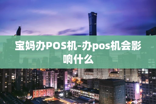 重庆宝妈办POS机-办pos机会影响什么-第1张图片-点点富足 重庆宝妈办POS机-办pos机会影响什么-第1张图片-点点富足