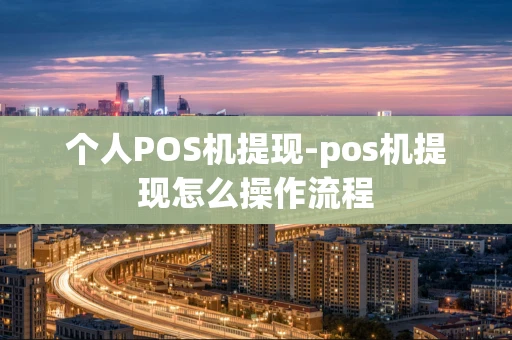 海口市个人POS机提现-pos机提现怎么操作流程-第1张图片-点点富足