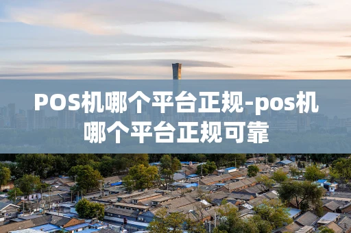 重庆POS机哪个平台正规-pos机哪个平台正规可靠-第1张图片-点点富足