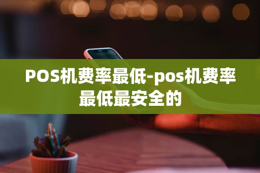 重庆POS机费率最低-pos机费率最低最安全的-第1张图片-点点富足