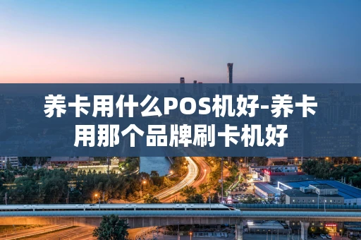重庆养卡用什么POS机好-养卡用那个品牌刷卡机好-第1张图片-点点富足