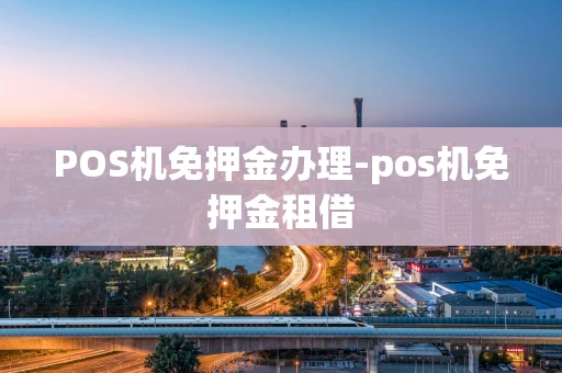 重庆POS机免押金办理-pos机免押金租借-第1张图片-点点富足
