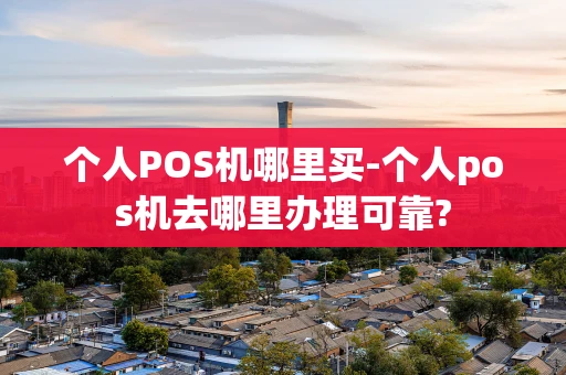 秦都区个人POS机哪里买-个人pos机去哪里办理可靠?-第1张图片-点点富足