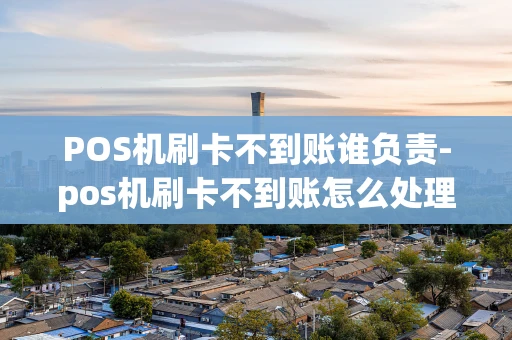 重庆POS机刷卡不到账谁负责-pos机刷卡不到账怎么处理-第1张图片-点点富足