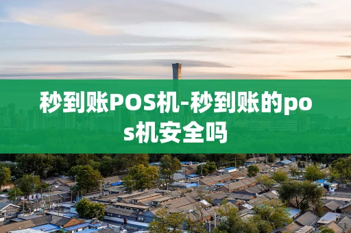 重庆秒到账POS机-秒到账的pos机安全吗-第1张图片-点点富足
