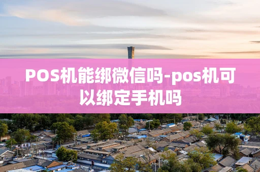 重庆POS机能绑微信吗-pos机可以绑定手机吗-第1张图片-点点富足 重庆POS机能绑微信吗-pos机可以绑定手机吗-第1张图片-点点富足