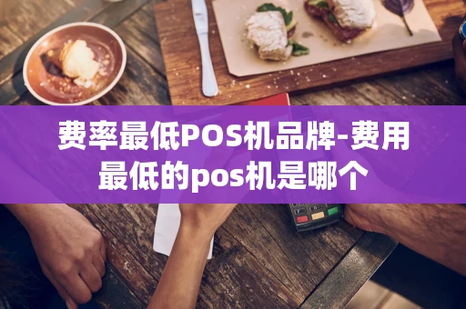 重庆费率最低POS机品牌-费用最低的pos机是哪个-第1张图片-点点富足