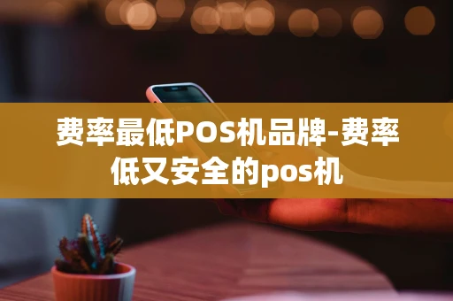重庆费率最低POS机品牌-费率低又安全的pos机-第1张图片-点点富足