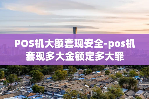 重庆POS机大额套现安全-pos机套现多大金额定多大罪-第1张图片-点点富足 重庆POS机大额套现安全-pos机套现多大金额定多大罪-第1张图片-点点富足