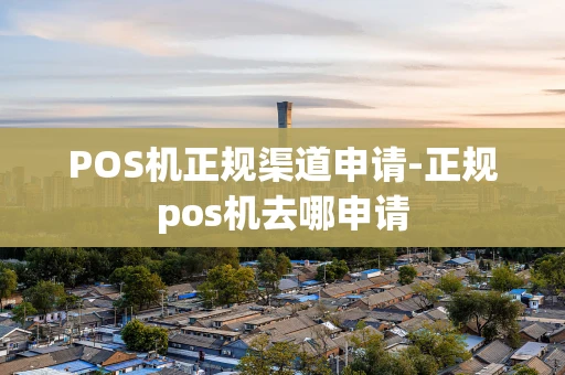 重庆POS机正规渠道申请-正规pos机去哪申请-第1张图片-点点富足