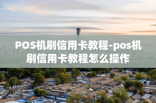 重庆POS机刷信用卡教程-pos机刷信用卡教程怎么操作-第1张图片-点点富足 重庆POS机刷信用卡教程-pos机刷信用卡教程怎么操作-第1张图片-点点富足