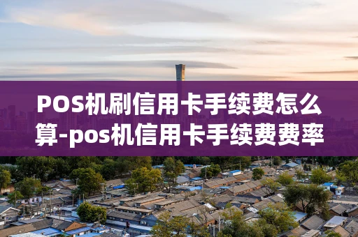 重庆POS机刷信用卡手续费怎么算-pos机信用卡手续费费率怎么算的-第1张图片-点点富足