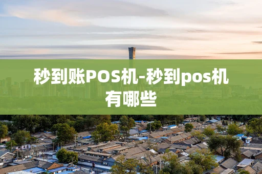 重庆秒到账POS机-秒到pos机有哪些-第1张图片-点点富足 重庆秒到账POS机-秒到pos机有哪些-第1张图片-点点富足