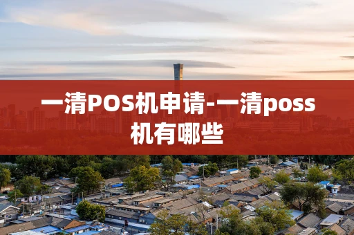 重庆一清POS机申请-一清poss机有哪些-第1张图片-点点富足