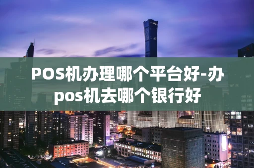重庆POS机办理哪个平台好-办pos机去哪个银行好-第1张图片-点点富足