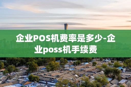 重庆企业POS机费率是多少-企业poss机手续费-第1张图片-点点富足 重庆企业POS机费率是多少-企业poss机手续费-第1张图片-点点富足