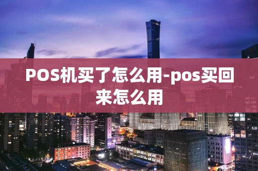 重庆POS机买了怎么用-pos买回来怎么用-第1张图片-点点富足