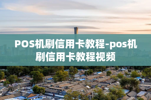 重庆POS机刷信用卡教程-pos机刷信用卡教程视频-第1张图片-点点富足