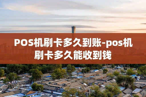 重庆POS机刷卡多久到账-pos机刷卡多久能收到钱-第1张图片-点点富足