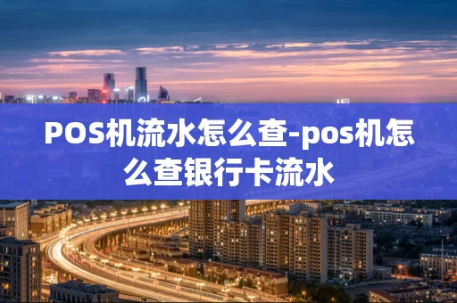 重庆POS机流水怎么查-pos机怎么查银行卡流水-第1张图片-点点富足
